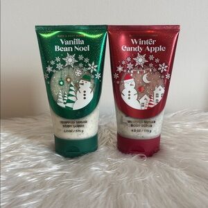 2 Whipped Sugar Body Scrubs from Bath & Body Works 🎄♥️